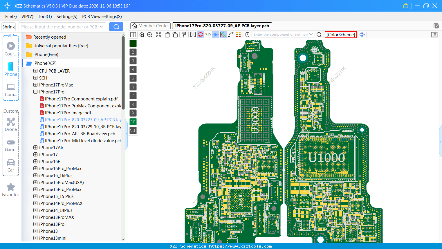 IPhone17Pro-820-03727-09_AP PCB Layer